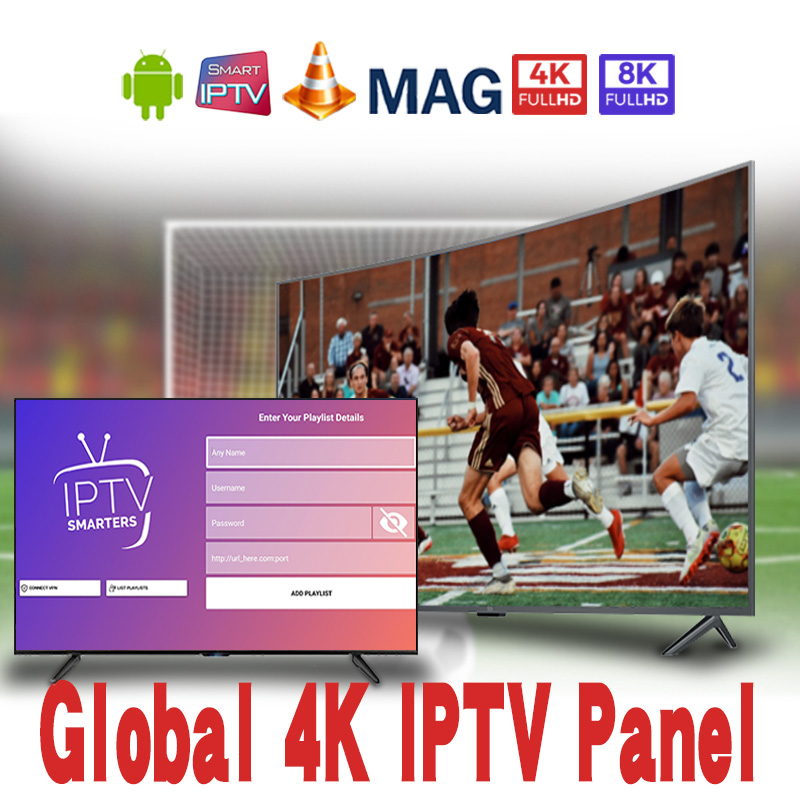 Global Panel Top Server for European Market with Xtream Code